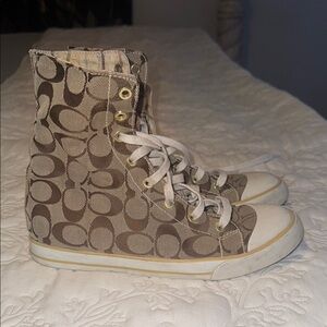 Coach Women's High-Top Sneakers - Brown